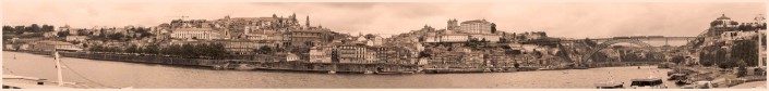 Porto - panorama da margem do rio Douro | mementōs