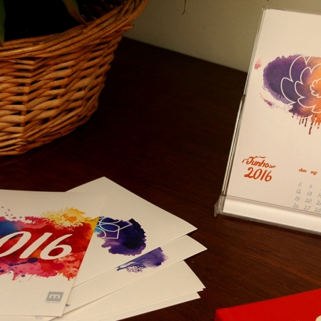 Calendário de mesa 2016 - geometrias | cm2016001 | mementōs